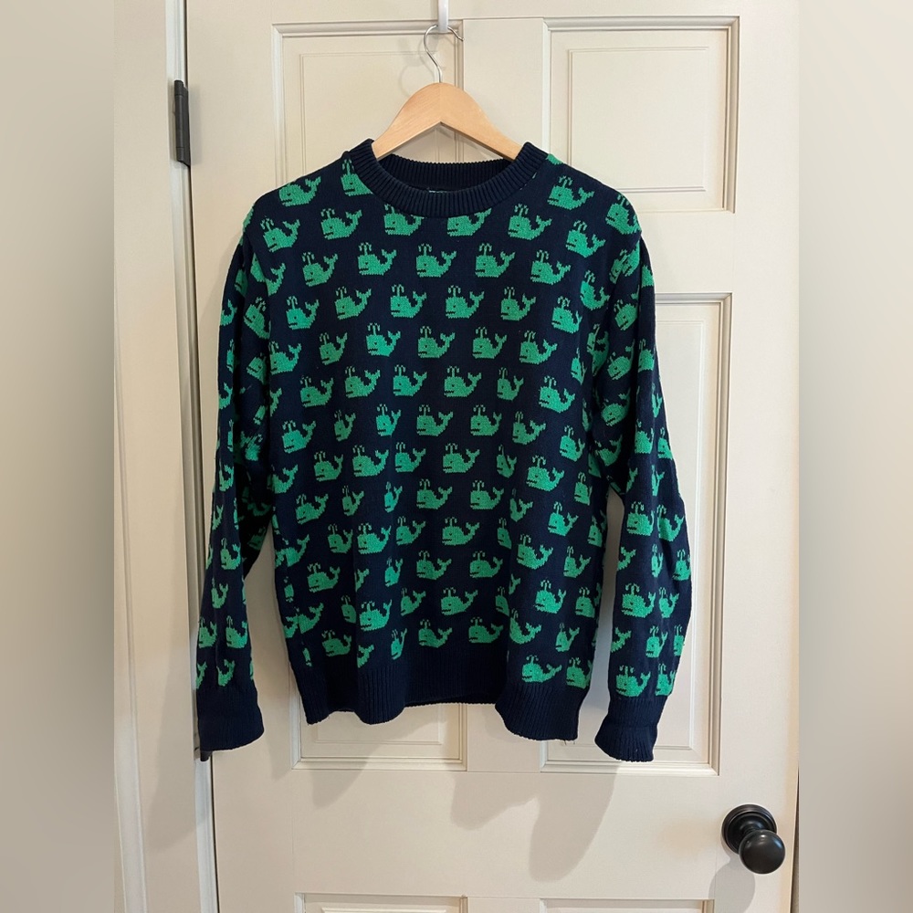 Kiel James Patrick Toasty Coasty sweater- whales